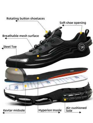 Zapatos de trabajo malla transpirable