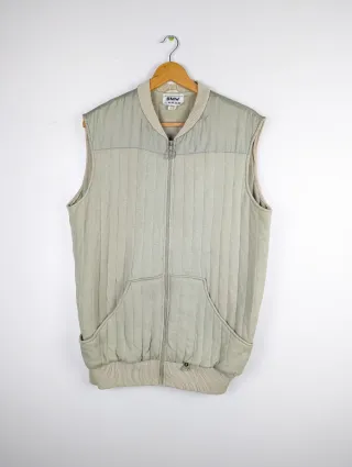 BMW by HEAD Vintage Padded Vest Beige L