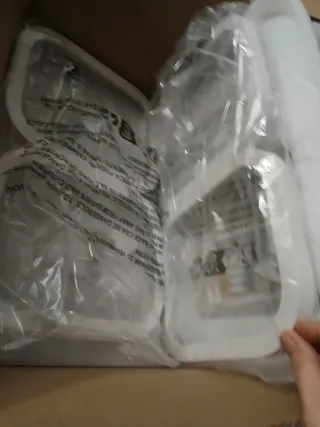 Lampada LED bianca in plastica