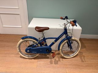 Bicicleta infantil aluminio azul 16