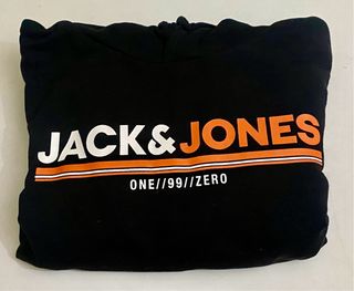 Felpe Jack & Jones nere e arancioni