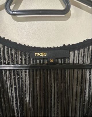 Vestido fiesta negro lentejuelas