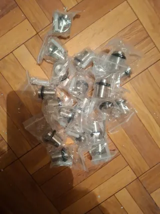 20 Tapes Puerta Inox Base Roscada