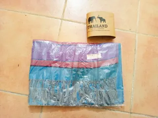 Bufanda Seda y Cachemira Tailandia NUEVO.