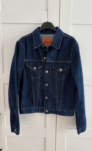 Giubbotto Jeans Replay Uomo Blu taglia M