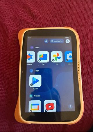 Tablet Mediacom con custodia, funzionante