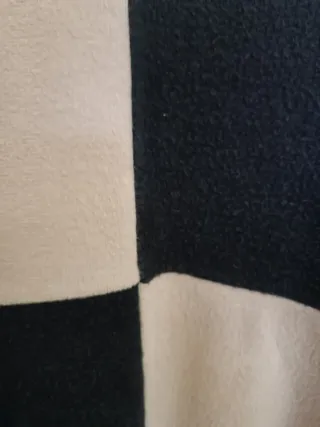 Jersey mujer bloques color beige y negro