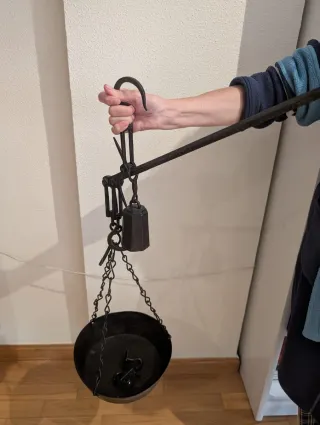 Balanza antigua de pesaje vintage