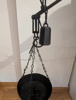 Balanza antigua de pesaje vintage