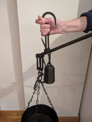 Balanza antigua de pesaje vintage