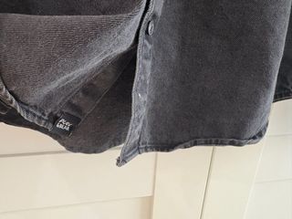 Camicia Uomo Denim Pull&Bear Nera Taglia M