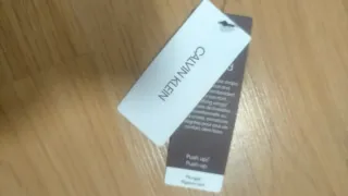 Sujetador Push Up Calvin Klein Azul/Negro