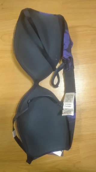 Sujetador Push Up Calvin Klein Azul/Negro