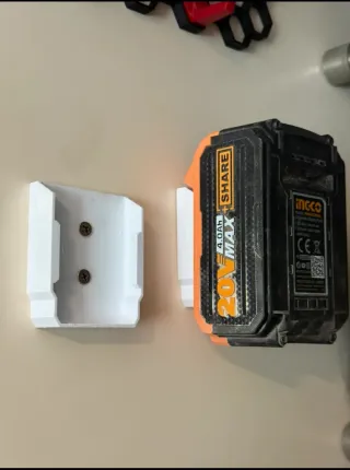 Soporte pared batería Ingco/Total