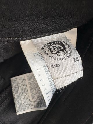 Jeans Diesel neri donna taglia 24/38 italiana