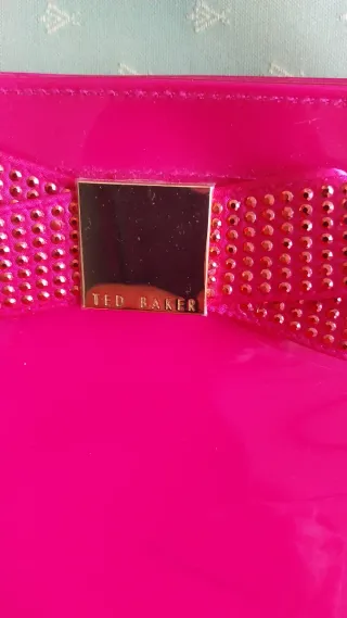 Bolso Charol Rosa Ted Baker