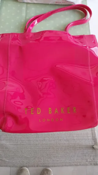 Bolso Charol Rosa Ted Baker
