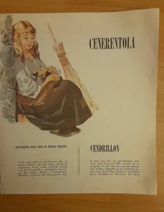 Tre libretti fiabe classiche Perrault bilingue