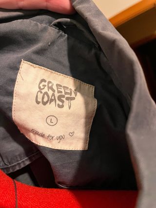Chaqueta Green Coast Talla L Azul con bolsillos