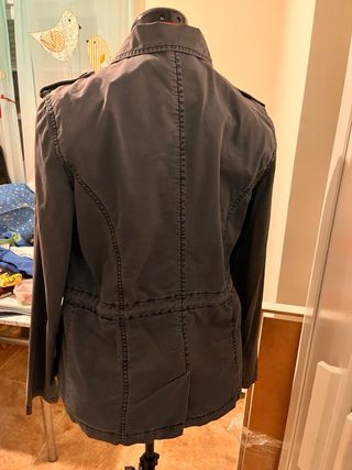 Chaqueta Green Coast Talla L Azul con bolsillos