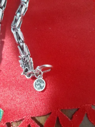 Collana Argento con Testa di Drago