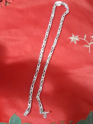 Collana Argento con Testa di Drago