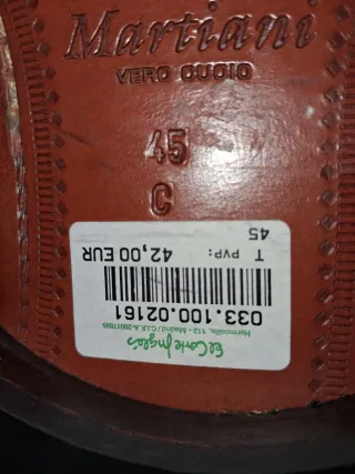 Zapatos Martiani Talla 45 Nuevos