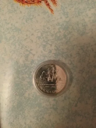 Moneda Canadá Dollar 1587-1987