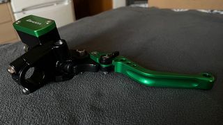 Maneta freno verde con depósito