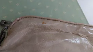 Bolso Twin-Set Beige con Lazo Plateado