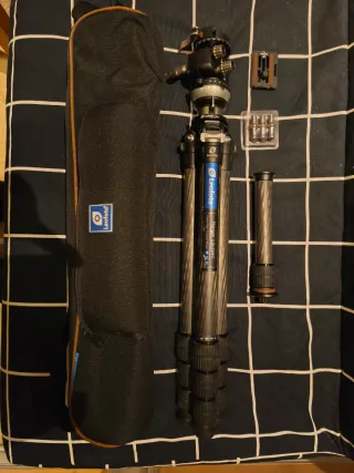 Trípode Leofoto LS-324C + Rotula + base niveladora