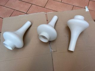 Lampadario Vintage Design Stilnovo vetri opalini