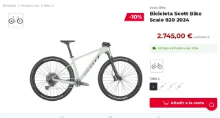 Bicicleta Scott Scale 920