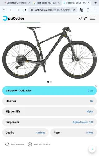 Bicicleta Scott Scale 920