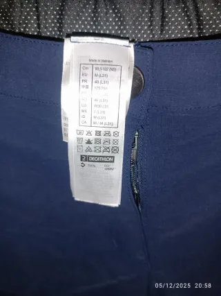 Pantalones FORCLAZ Azul Talla M/38