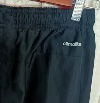 Pantalón chándal Adidas Climalite, negro, S