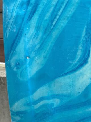 Tabla de surf Fish azul