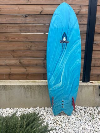 Tabla de surf Fish azul