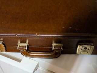 Valigetta 24 ore vintage ecopelle