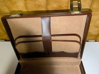 Valigetta 24 ore vintage ecopelle