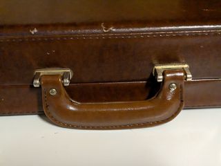 Valigetta 24 ore vintage ecopelle