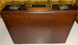 Valigetta 24 ore vintage ecopelle