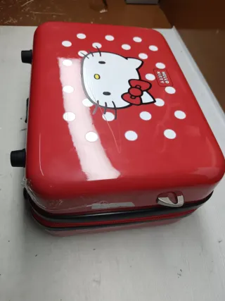 Neceser Hello Kitty Rojo Lunares