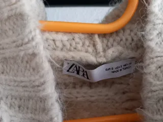 Zara Bolero Knit cropped capucha talla S