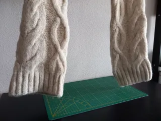 Zara Bolero Knit cropped capucha talla S