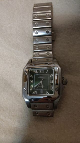 Orologio Cart ieri Quarzo Verde Argento