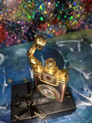 PromoMechero de gas tipo Zippo con rueda suerte