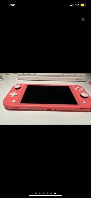 Scambio Nintendo Switch Lite Rosa + Accessori