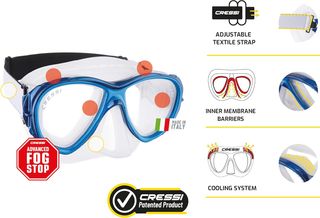 Cressi Samoa Buceo y Snorkel Máscara