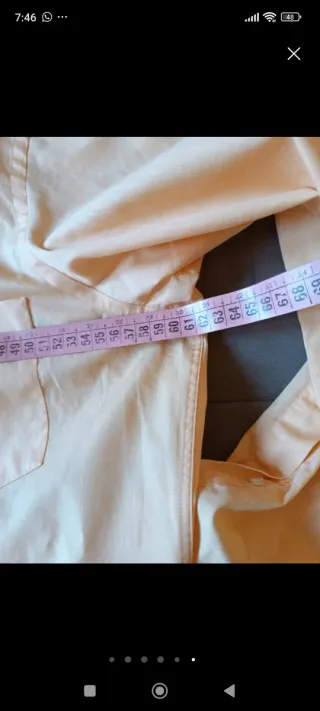 Camicia Uomo Hugo Boss Gialla arancio Taglia L